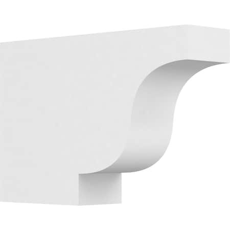 Ekena Millwork Standard Newport Architectural Grade PVC Rafter Tail, 3"W X 8"H X 12"L RFTP03X08X12NEW
